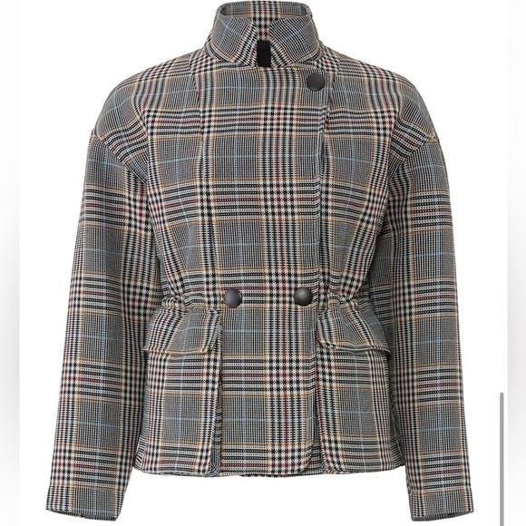 ba&sh Beth Plaid Jacket - Picture 3 of 15